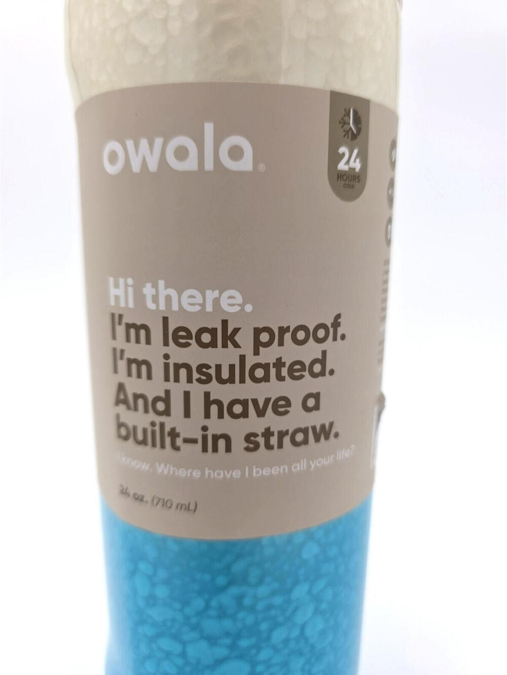 NEW Owala FreeSip 24oz Rolling in Gradient Blue Limited Edition - Picture 4 of 9